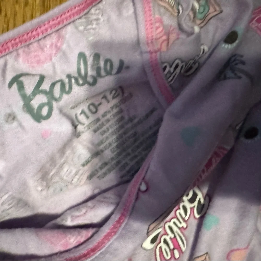 Girls Barbie dress L 10/12